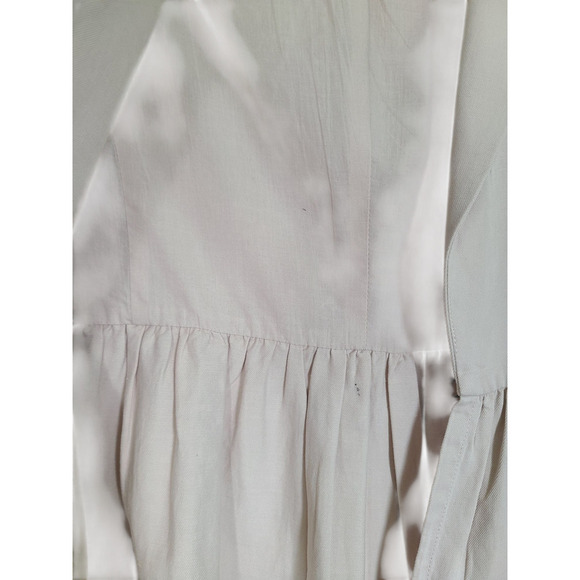 Ulla Johnson Lavender Amadie Peplum Ruffled Twill Hook Closure Blazer Size 4 - Picture 10 of 12